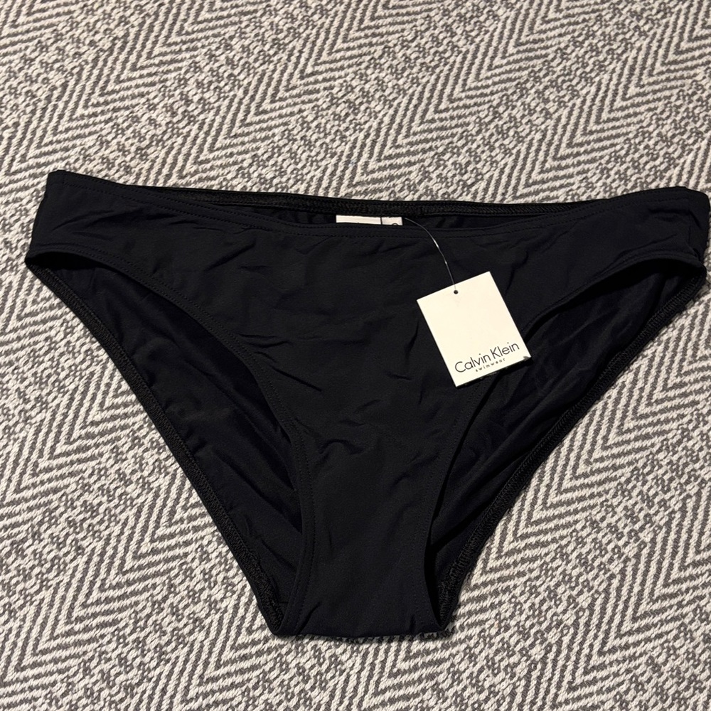 Calvin Klein Black Bikini Bottom - Picture 1 of 6